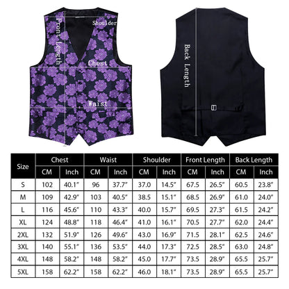 Men's Slim Fit Dobby Vest – Multi-Color Formal Waistcoat for Weddings & Smart Events