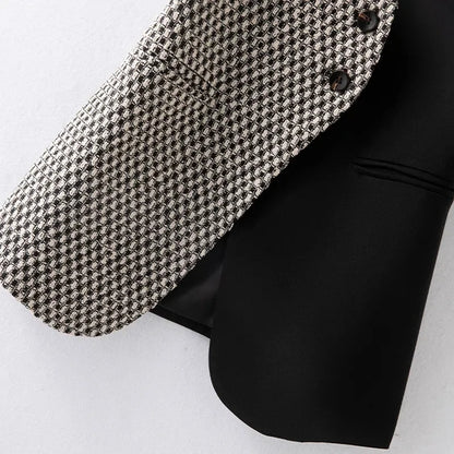 Color Block Vest Women's Jacket Female Tank Top 2026 New Spring Autumn Versatile Blazer Sleeveless Waistcoat Jacket Outerwear
