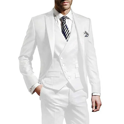 Italian Men Wedding Suits Groom Set Marriage Classic Vintage Tuxedos Prom Jacket Costume Homme Pour Mariage 3 Piece Suit For Men