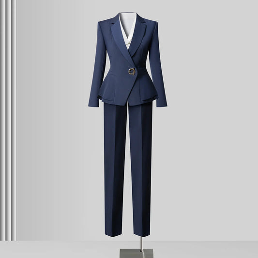 Fashionable Professional Women's Clothing High-Quality Two-Piece Set Pants + Suit Jacket Spring Summer New Arrival 2026