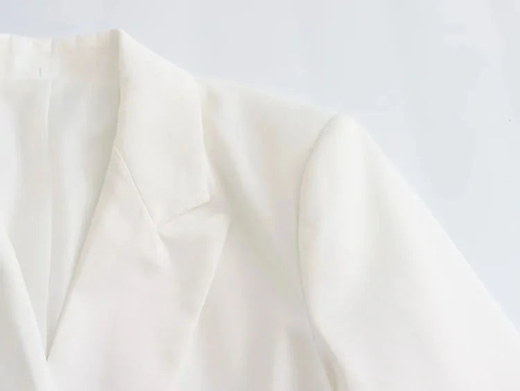 Women Double Breasted Blazer Elegant Office Lady Suit Jacket Oversized Casual Long Sleeve Blazer Spring Autumn Outerwear