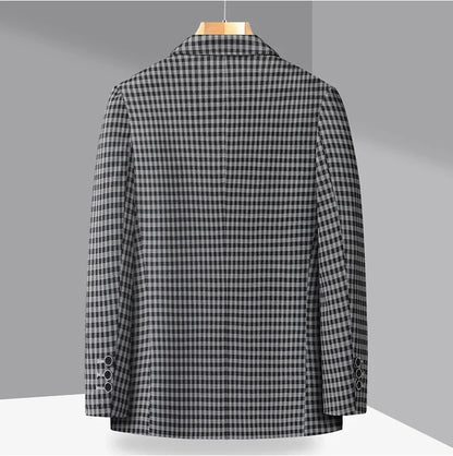 New High-End Soft Comfortable Men's Blazer Slim Fit Fashion Jacket For Young Men Daily Casual Home Wear Outerwear