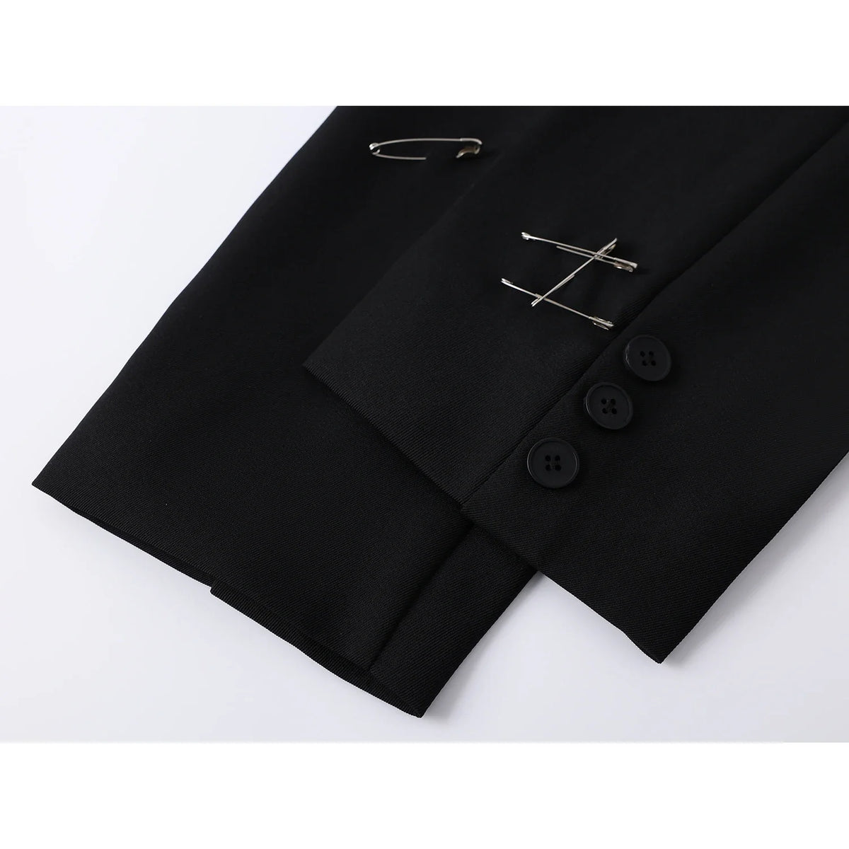 Women Black Gothic Emo Blazer Jacket Vintage Single Breasted Long Sleeve Outerwear Y2k 2000s Chic Fashion Suit Coat Autumn 2025