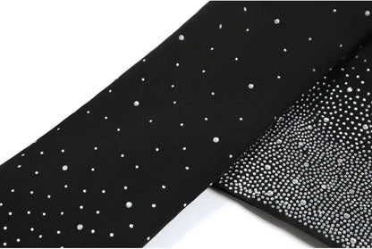 Spring Autumn New Women Niche Design Streetwear Stylish Blazer Fashion Decorated Diamonds Versatile Slimming Jackets HK9494