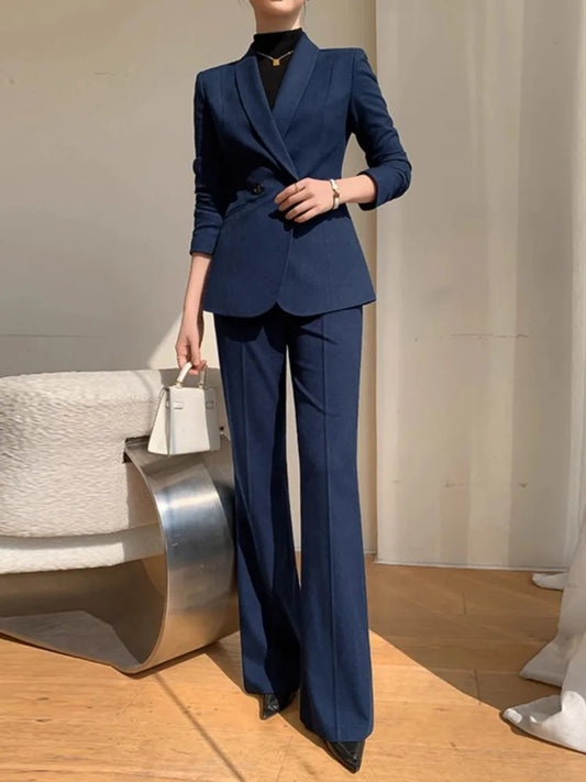 Plus Size Ladies Blazer Jacket Women Temperament Design OL Sense Niche Fashion Career Formal Dress Interview Workwear Suits