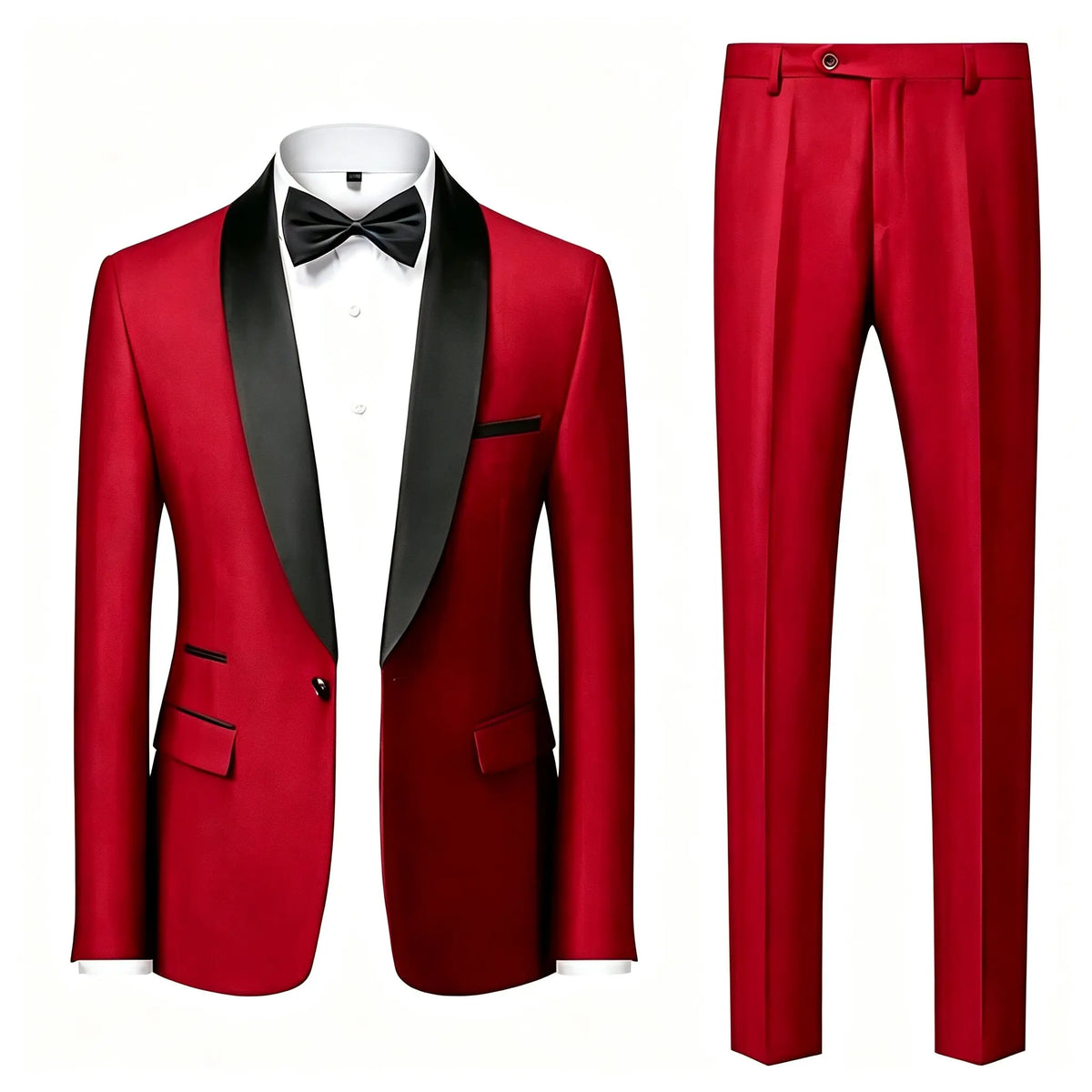 Men's Premium 3 Piece Suit Set Business Casual Blazer Jacket Vest Dress Pants Formal Suit Essential Daily Office Outfit