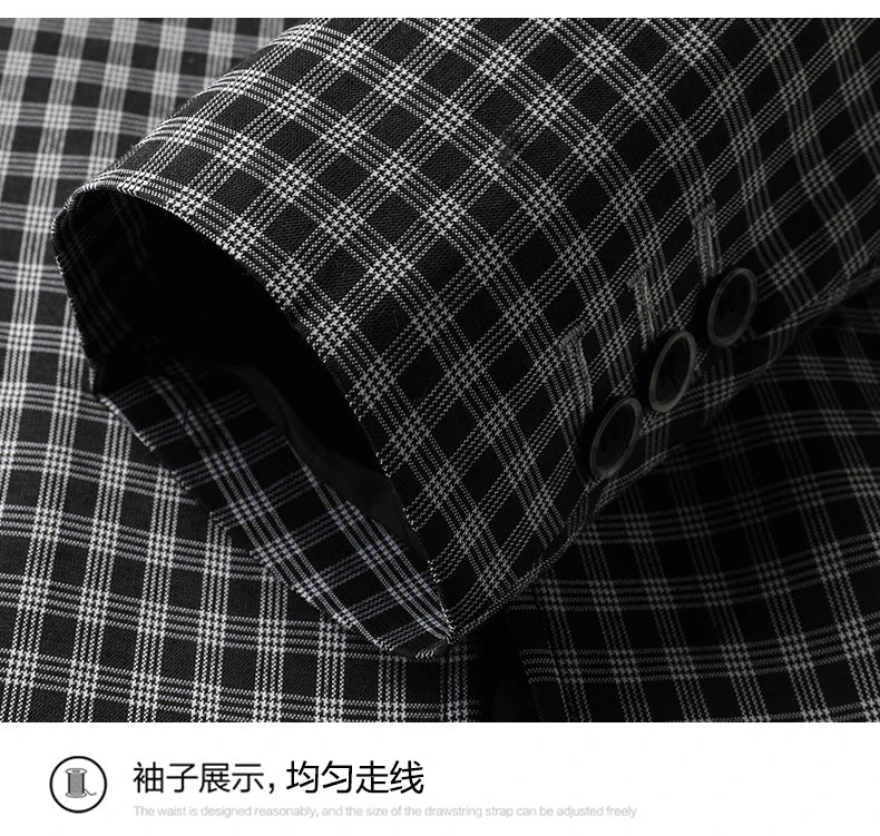 New High-End Soft Comfortable Men's Blazer Slim Fit Fashion Jacket For Young Men Daily Casual Home Wear Outerwear