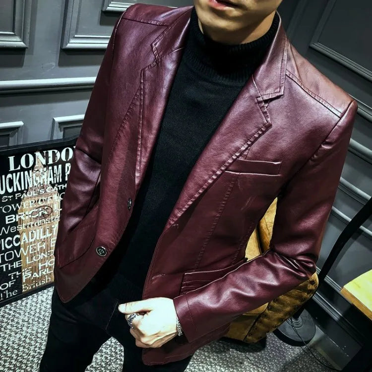 Spring Autumn Thin Man Suits and Blazers Vintage Fashionable Jacket for Men Simple Breasted Luxury Designer Classic New in Coats