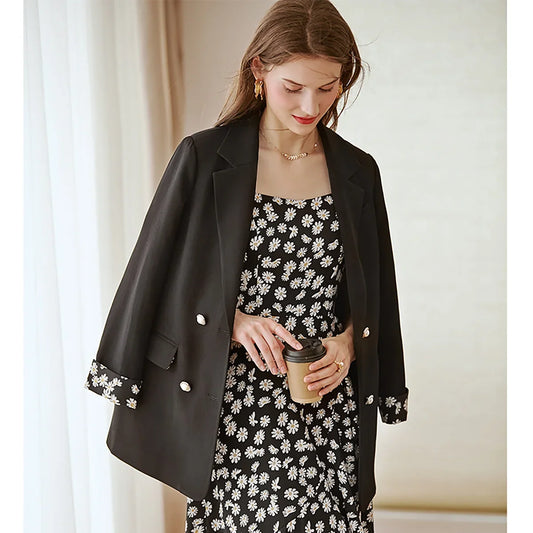 Blazer Women's 2026 Autumn New Thin Temperament High-end Design Top O21QW55592