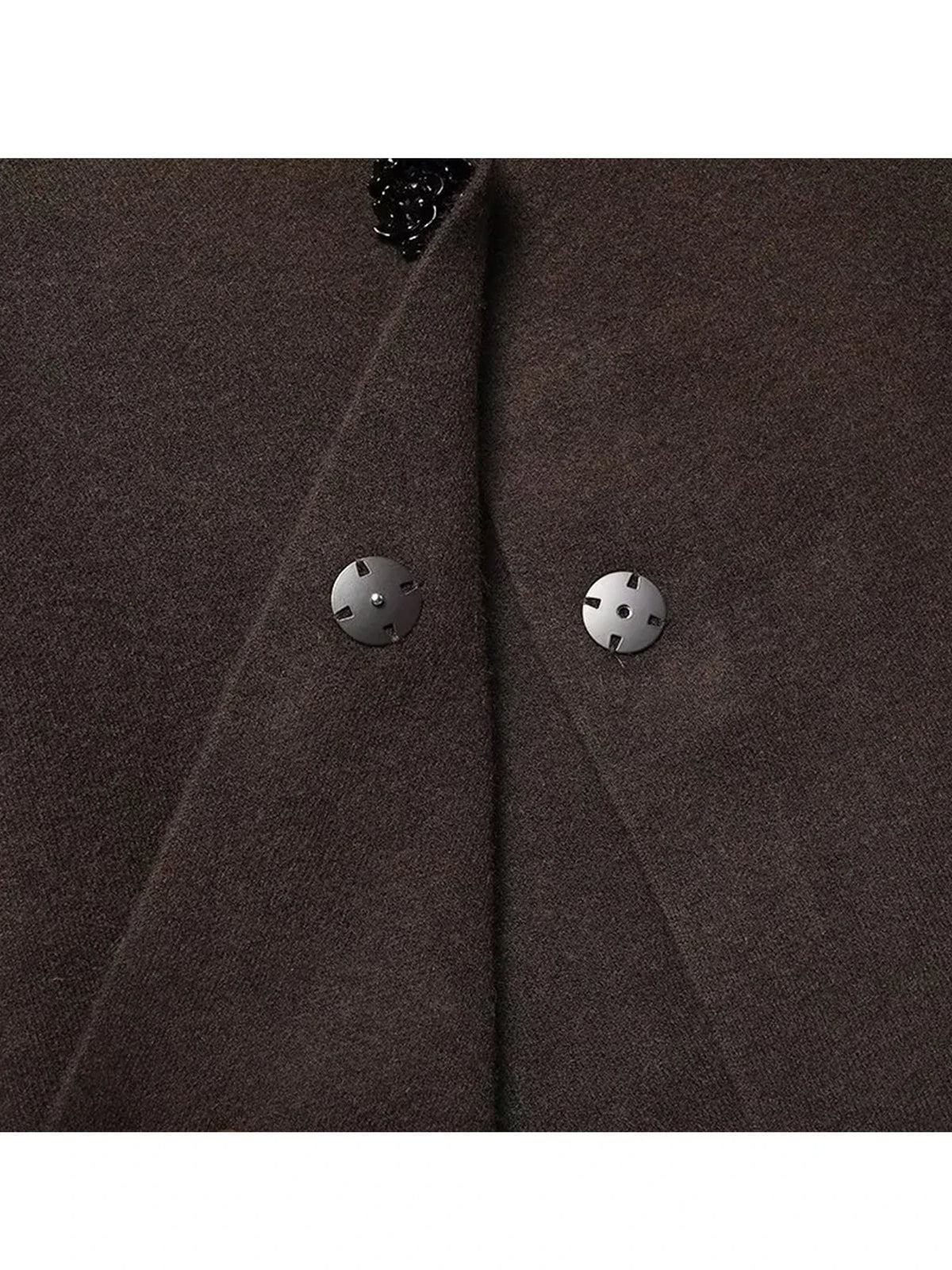 Women's Brown Blazer Jacket 2000s Vintage Long Sleeve Single Breasted Office Ladies V-Neck Suit Coat Outerwear Spring Autum 2025