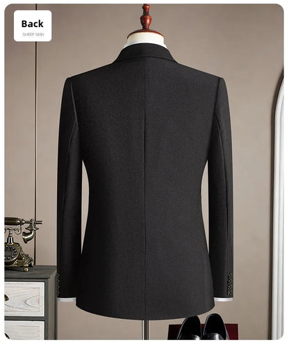 Men's Slim Fit 3-Piece Suit Set for Wedding, Banquet & Performance – Multiple Colors