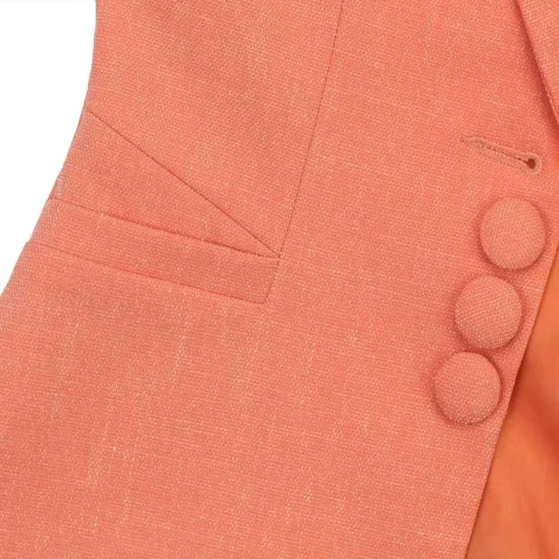 Fashion Women Blazers Jackets Work 2025 Office Lady Suit Slim Single Breasted Business Female Blazer Coats Formal Veste Femme