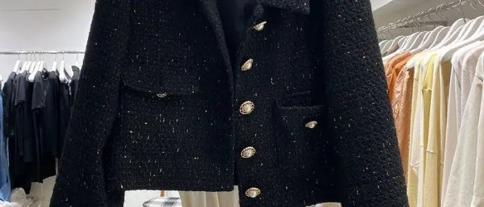Fashionable Short Tailored Jacket Women's Loose Fit Perfume Style Korean Version Spring Autumn New Popular West Suit Top