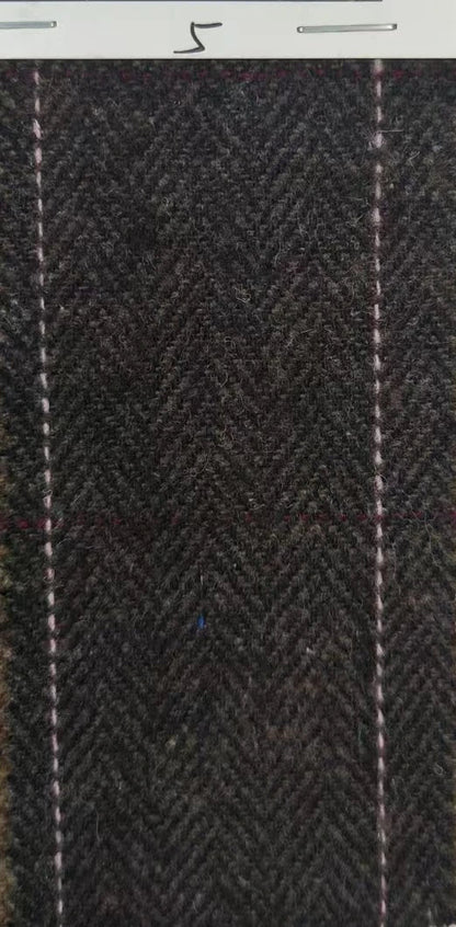 Men's Herringbone Vest Single Breasted Formal Waistcoat for Wedding & Business