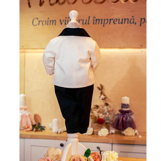Boys Suits 2 Piece Shawl Lapel One Button Children's Clothing Formal Party Wedding Slim Outfits Fashion Boy Infant Suit