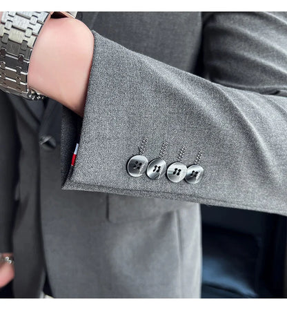 Men's Blazer Suit Jacket – Smart Casual & Business Style – 1 or 2 Button – Wedding & Party