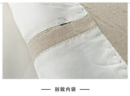 Outdoor Linen Men Jacket Fashionable and Casual for Camping, Fishing, Hiking, Driving and Photography Trips, Lightweight Jacket