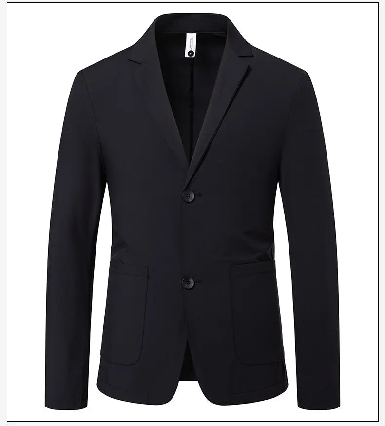Sun Protection Lightweight Blazer - Fashionable Business Outdoor Travel Wedding Casual Korean Style Men's Lightweight Blazer