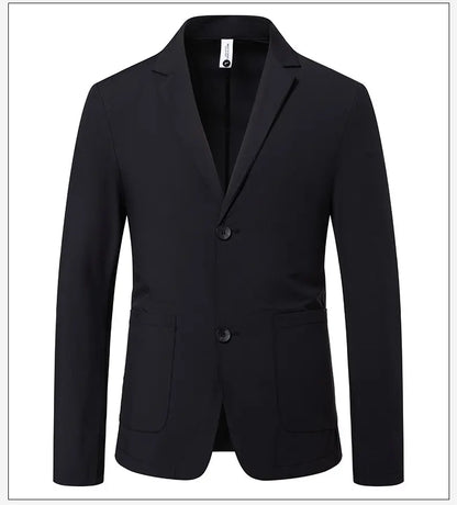 Sun Protection Lightweight Blazer - Fashionable Business Outdoor Travel Wedding Casual Korean Style Men's Lightweight Blazer