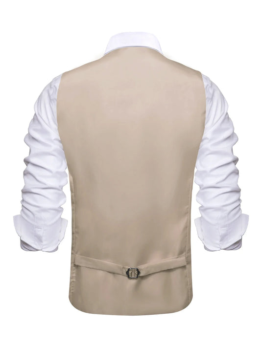 Men's Double Breasted Suit Vest Set for Weddings & Banquets