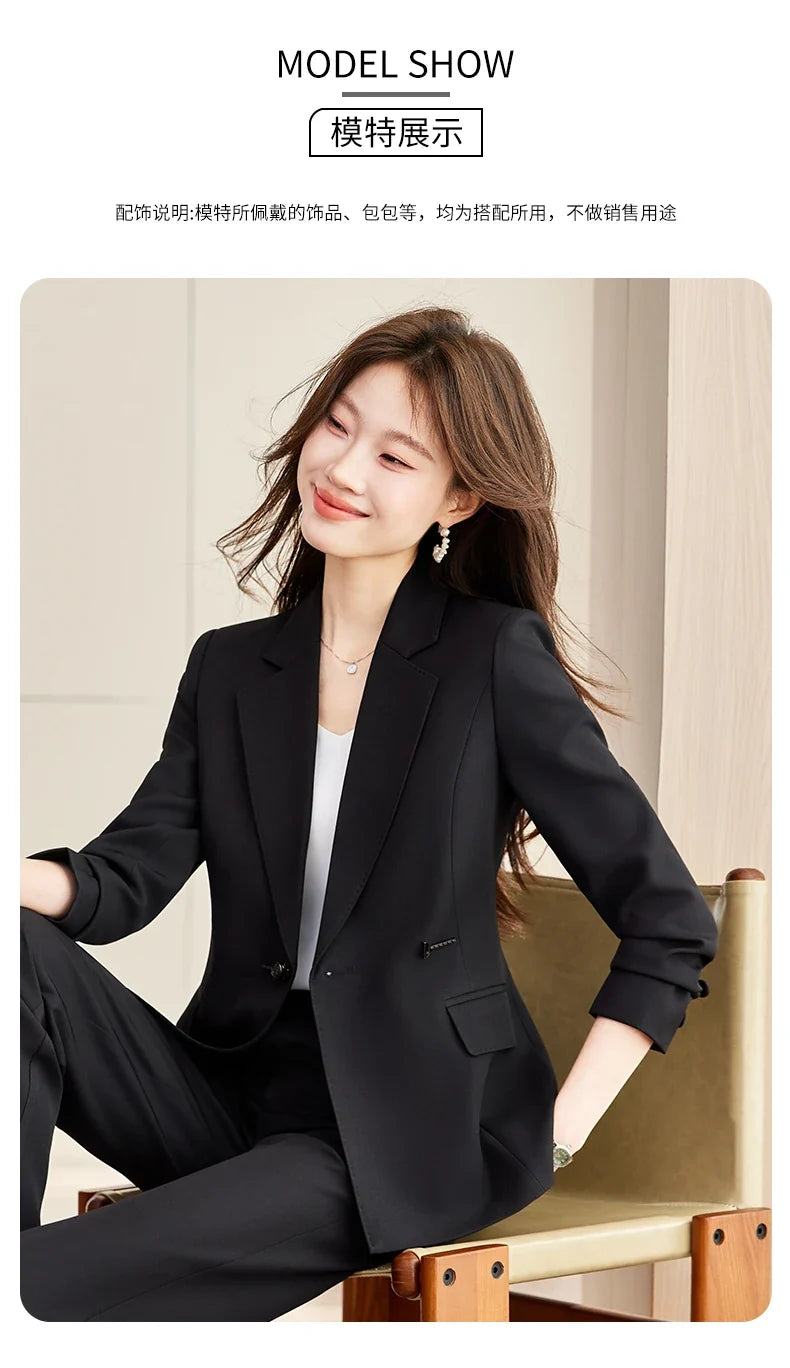 Fashionable Professional Women's Clothing High-Quality Two-Piece Pants + Jacket， Elegant Precision Spring/Summer 2026