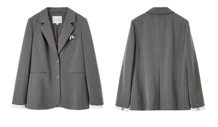 Blazer Women 2026 Spring Black Suit Jackets Office Business Workwear Casual Blazers Coat Female Outerwear Clothing