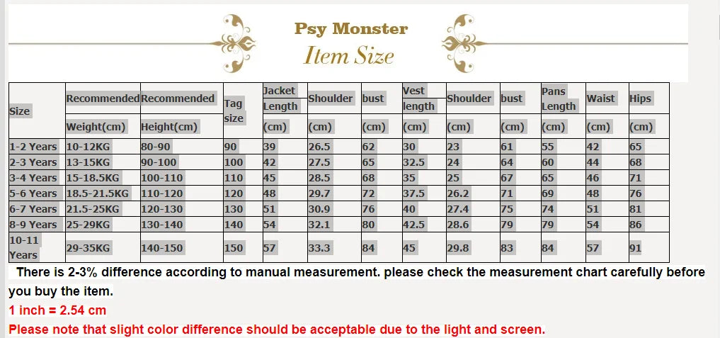 Gentleman Boys Suit Set Kids Blazer Vest Pants Bowtie 4Pieces Party Dress Suit Child's Formal Baptism Birthday Wedding Outfit