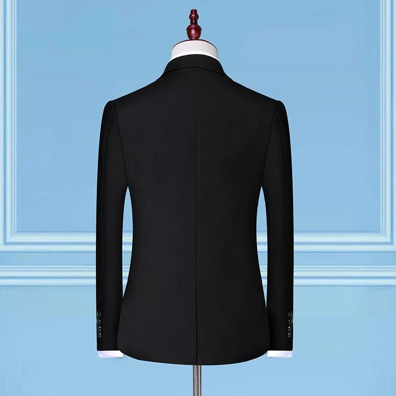 Men's Slim Fit Suit – Smart Casual Single Breasted Office & Wedding Suit