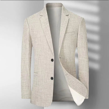 Spring And Autumn Style Casual New Blazer Middle Aged Men Shopping Daily Suit Jackets Comfortable Fashion Outerwear