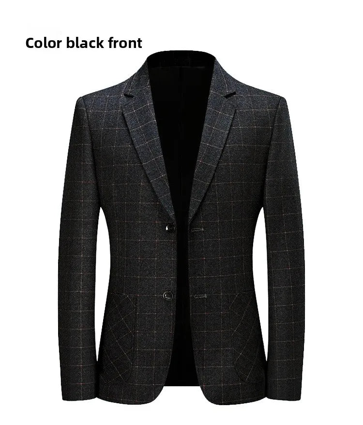Blazer - New Men's Fashionable Outdoor Travel Premium Business Gentleman Wedding Stylish Multi-purpose Plaid Casual Blazer