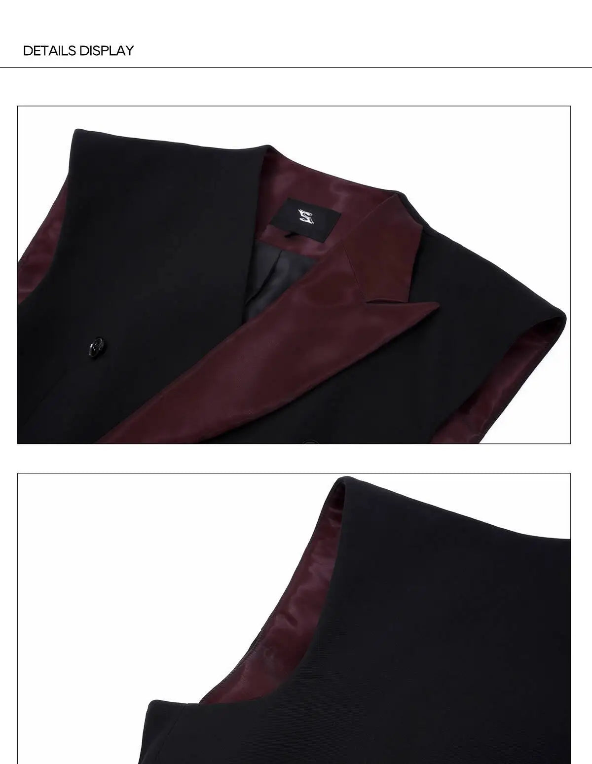 Fashion Original Personalized High Quality Sleeveless Vest Coat Men 2025 New Double Breasted Street Male Waistcoat JY4030
