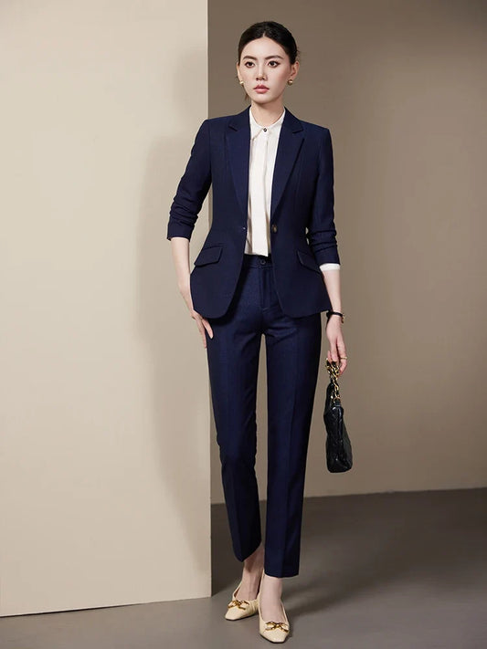 Fashionable Business Women's Clothing High-Quality Pants Suit Set Elegant Unique Charm New Arrival 2026