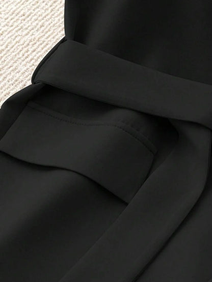 Fashion Sleeveless Slim Suit Collar Women Vest Spring Autumn New Single Breasted Elegant Lace Up Female Versatile Vest Tops 2025