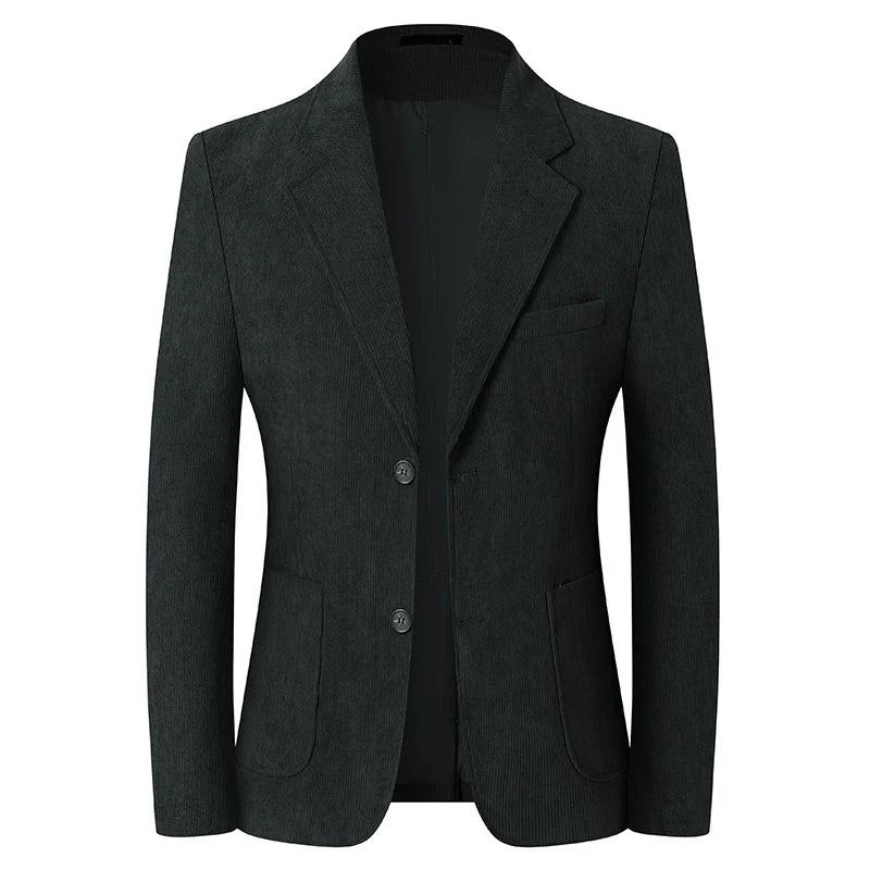 High-quality New Men's Fashionable and Stylish Corduroy Suits for Banquets, Business and Casual Wear, Versatile Suits