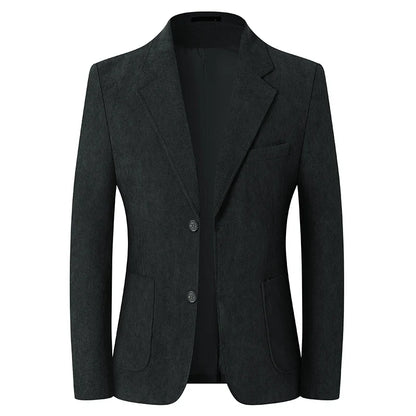 High-quality New Men's Fashionable and Stylish Corduroy Suits for Banquets, Business and Casual Wear, Versatile Suits