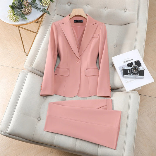 Fashionable professional women's clothing, two-piece pants+blazers, exquisite elegant, 2026 spring/summer new collection