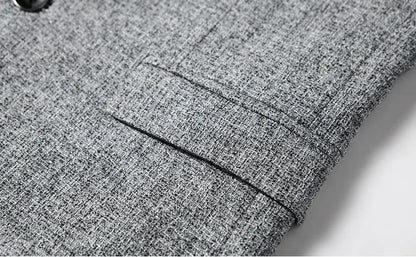High Quality Men's Blazer Spring Non Ironing Solid Suit Jacket Business Casual Blazer Men Clothing Wedding Suit Jackets A5FX102