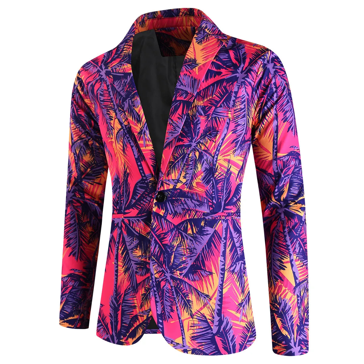 Man Suit Jacket Blazer Casaco Masculino Elegante 2025 High Quality Paisley Floral Printed Party Mens Suits Vestones Para Hombre