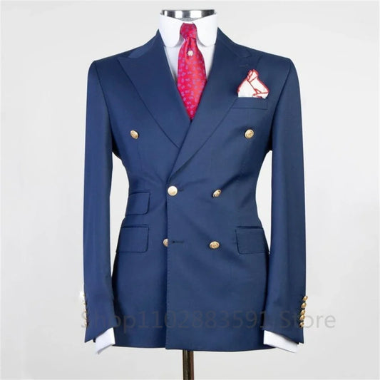 High Quality Men's Business Suit Jacket Size XS-6XL British Style Men Wedding Party Tuxedo Coats Homme Slim Fit Blazer