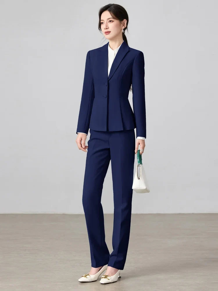 Ladies Business Outfit High-Quality Pants And Suit Jacket Slim Elegant Fashionable 2026 New Arrival