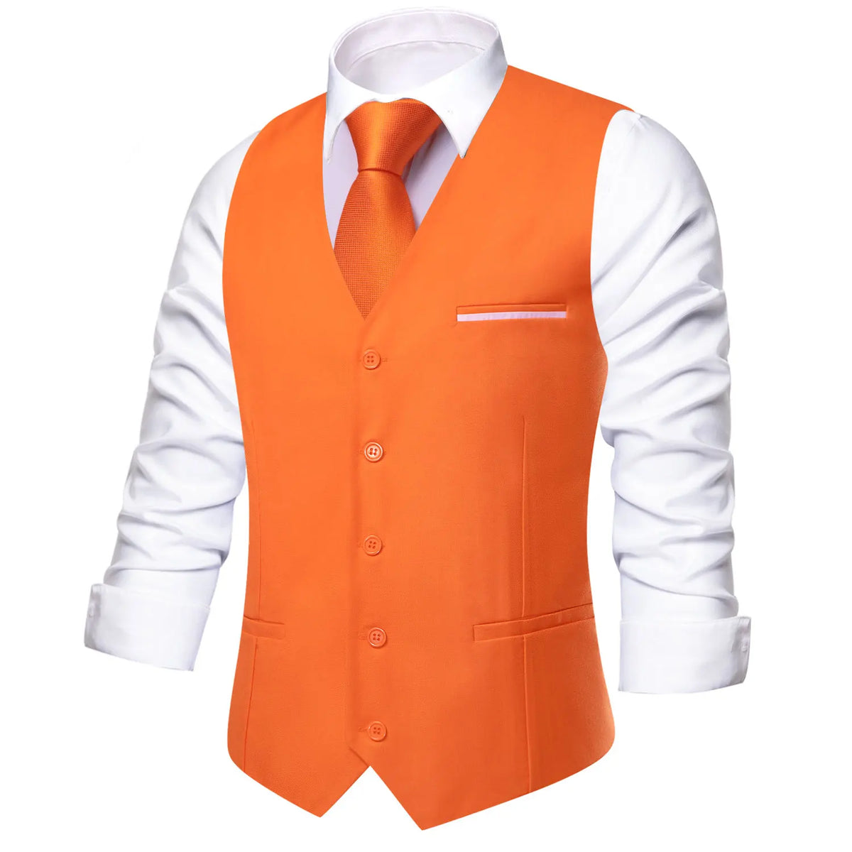Men's Vest Set — Floral Paisley Waistcoat with Necktie, Pocket Square & Cufflinks for Weddings & Formal Events