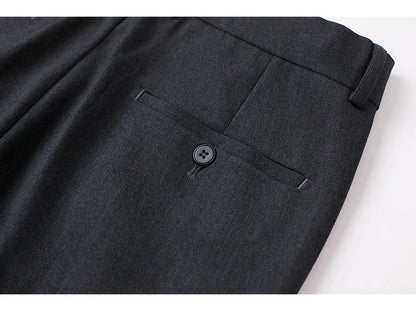 Men's High-End Wool Suit Three-Piece Set Business Casual Fashion Tencel Vest Trousers Bridegroom Wedding Dress