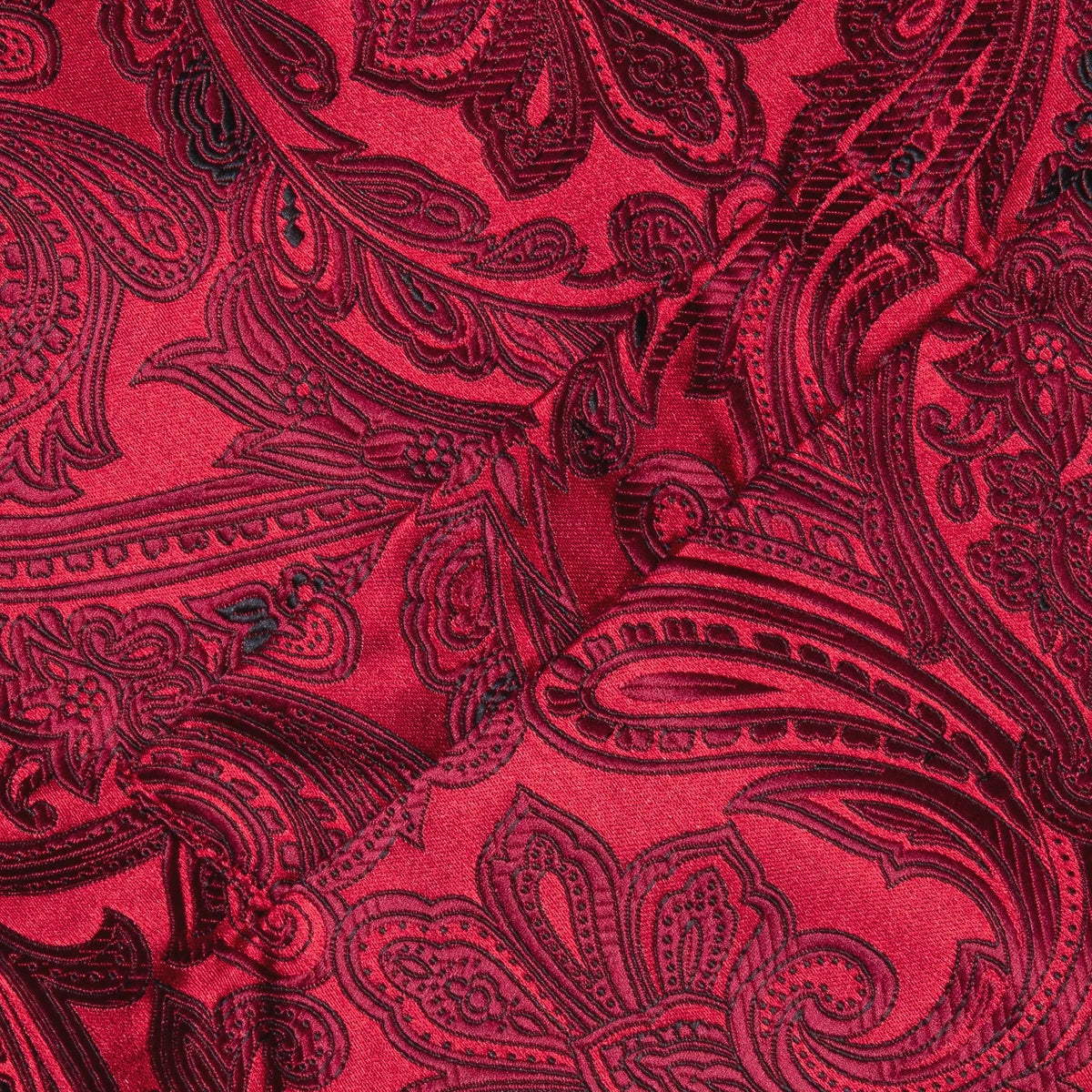 Men's Paisley Waistcoat Set – Single Breasted Vest with Matching Tie for Weddings and Formal Events