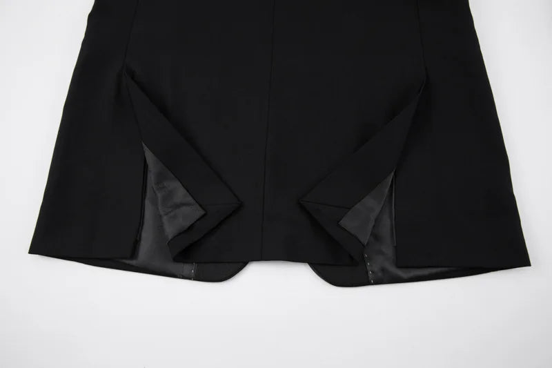 Rhinestone Lapel 3 Piece Suit Set (vest+Blazer+Trousers) Business Formal Casual Suits Wedding Groom Party Stage Men's Suit M-5XL