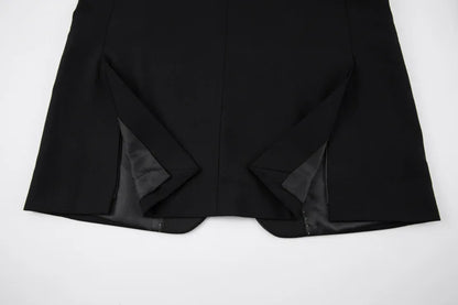 Rhinestone Lapel 3 Piece Suit Set (vest+Blazer+Trousers) Business Formal Casual Suits Wedding Groom Party Stage Men's Suit M-5XL