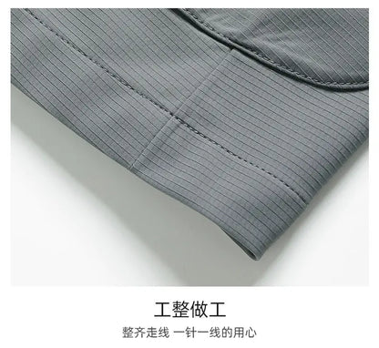 Thin-sleeved Sunscreen Blazer Fashionable for Outdoor Travel, Camping, Wedding, Casual Wear. Korean-style Men's Slim-fit Blazer
