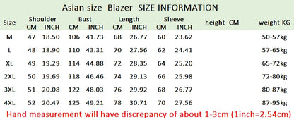 Blazer Men's Business Gentleman Wedding Fashionable Solid Color Best Man, Slimming and Casual Middle-aged and Elderly Blazer