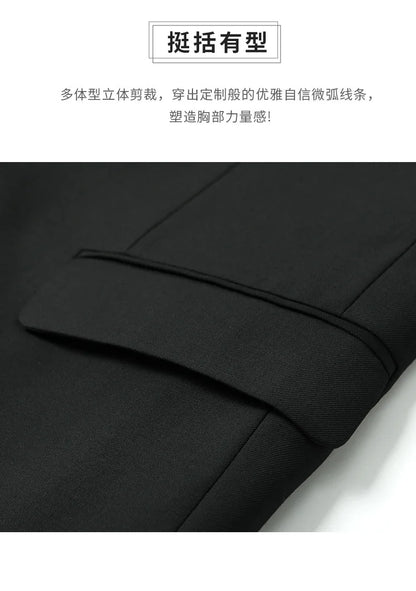 Men's Slim Fit Single Breasted Suit – Casual & Formal Two-Piece Set for Weddings & Business