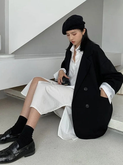 Spring Autumn Women's Blazers Slim Fit Fashion Slimming Elegance Jackets Casual Versatile Coat Outwear for Office Lady Clothing