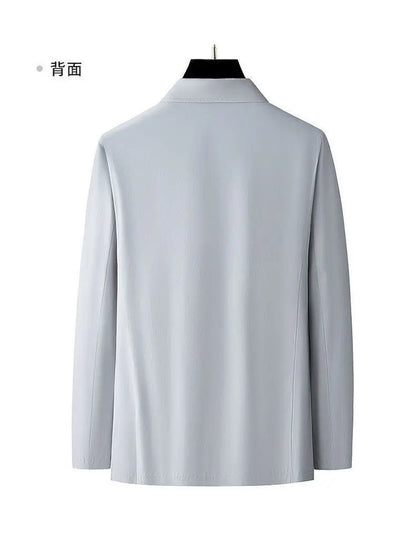 Summer Lightweight Sun Protection Blazer for Men - Stylish, Breathable, Casual, Icy Sensation, Lightweight, Silky Elastic Blazer